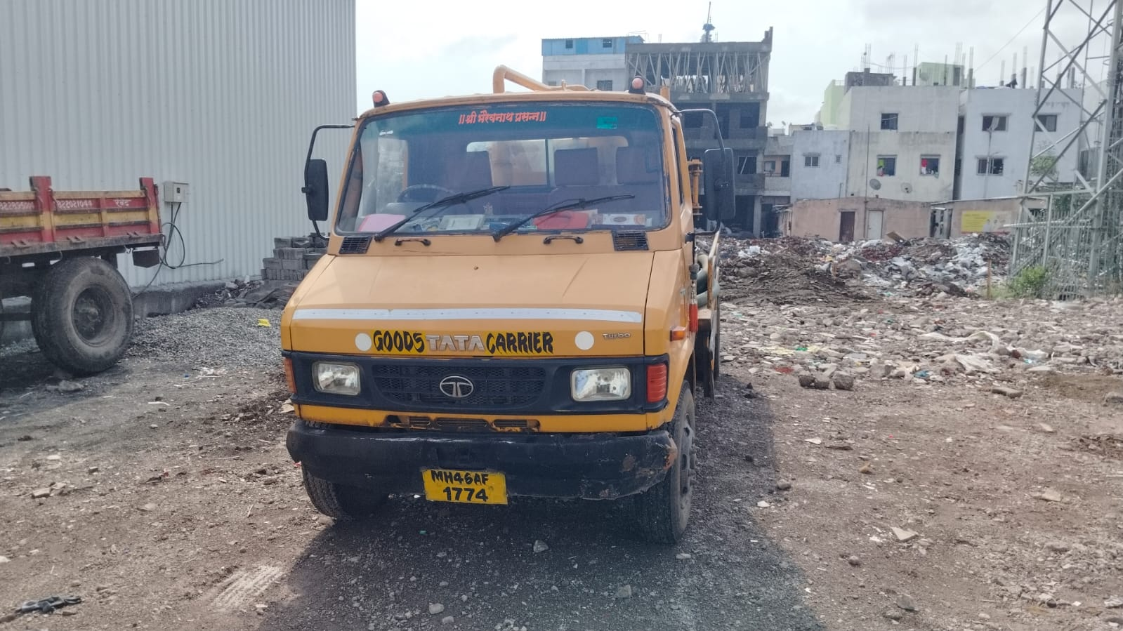 SHARAD tanker and crew working at a location